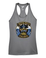 TT11WRC- Womens' Performance Racerback Tank, sport graphite